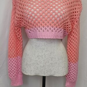 Pink Gradient Women's Sweater